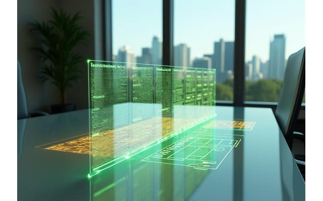 ESG Dashboard mit Compliance-Checklisten und Impact-Metriken, das grüne Finanzen und nachhaltige Investments symbolisiert.